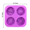 Multifunction DIY Craft Handmade Flower Shaped Cake Mould Soaps Supplies Silicone Soap Mold