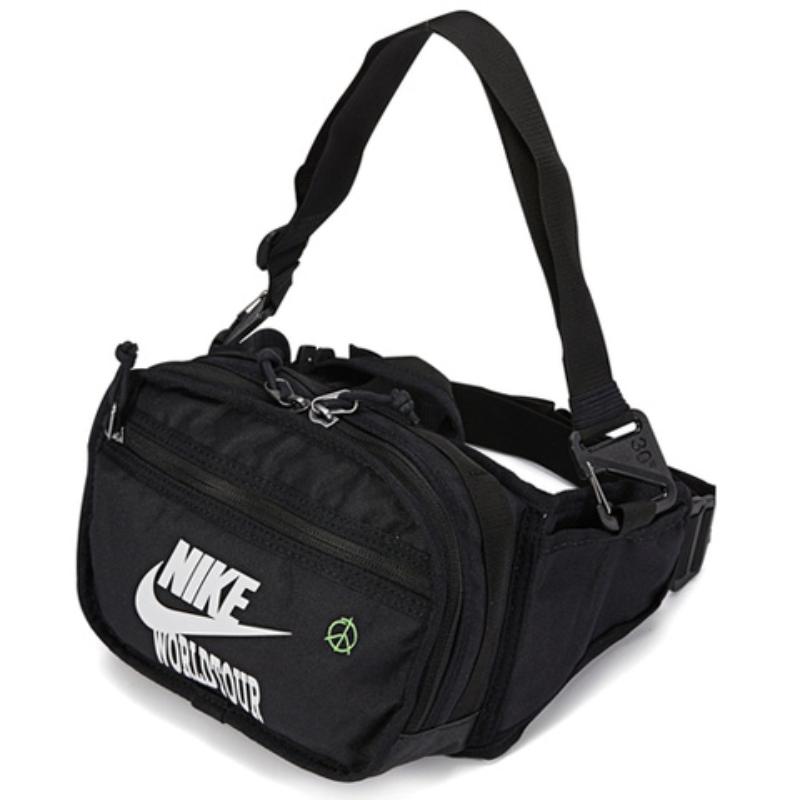 Nike Тканевые Сумки Сумка на Плечо Сумка Кроссбоди Обычная Мужская Черная Повседневная DH3079-010
