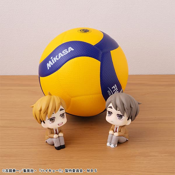 Посмотрите вверх Мия Ацуму 110 мм ПВХ Раскрашенная Подвижная Фигурка Haikyu!! Прибл.