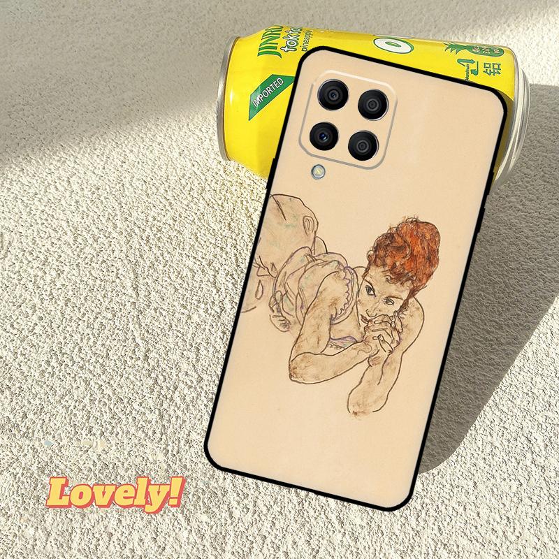 Чехол Эгон Шиле Для Samsung Galaxy M52 M36 M06 M16 M56 M33 M15 M55 M31 M13 M12 M14 M53 M32 M35 M34 M54