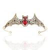 Sparkling Halloween Bat Hairband Metal Halloween Tiara Temperament Rhinestone Crowns  Gift