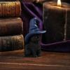 Фигурка кота на Хэллоуин, Статуэтка кота из смолы в шляпе ведьмы/с луной/с тыквой/с черепом для Хэллоуина, Декор для стола, камина, полки, рабочего стола