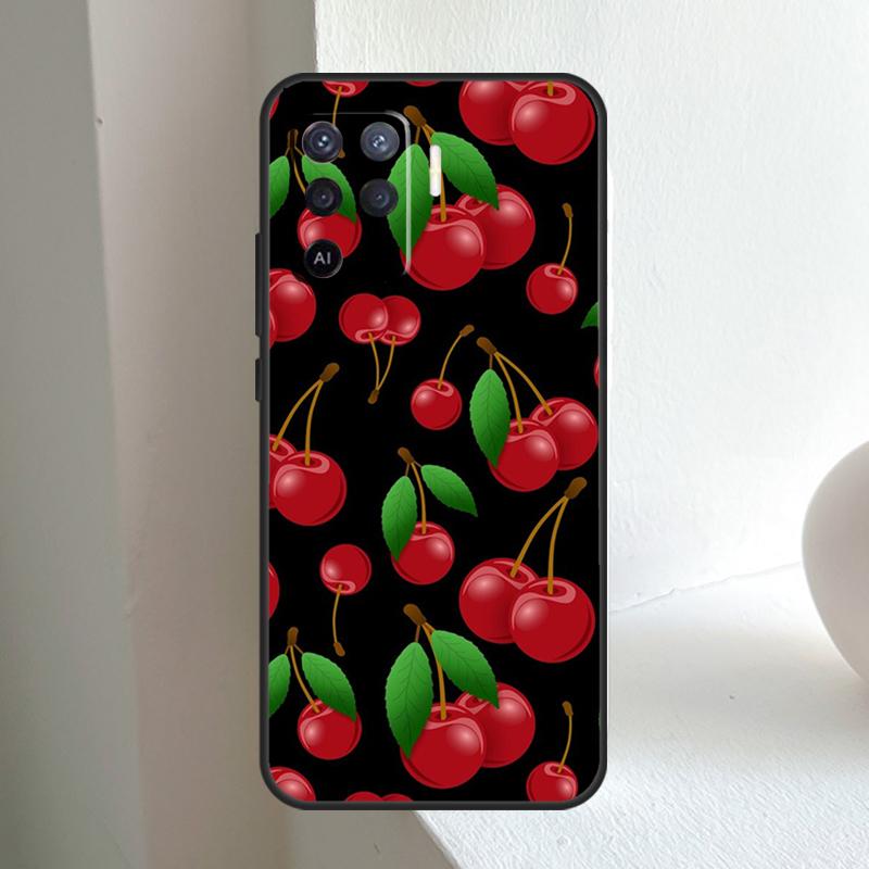 Чехол для телефона Food Fruit Red Cherry для OPPO A78 A98 A18 A38 A58 A5 A6 Pro A15 A17 A57 A16 A76 A96 A54 A74 A94 A40 A60 A80