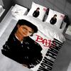 Hot Singer M-Michael Jackson Bedding Set Duvet Cover Pillowcase 2/3pcs set Single Twin King Size Gift for teenage Adult boy gril