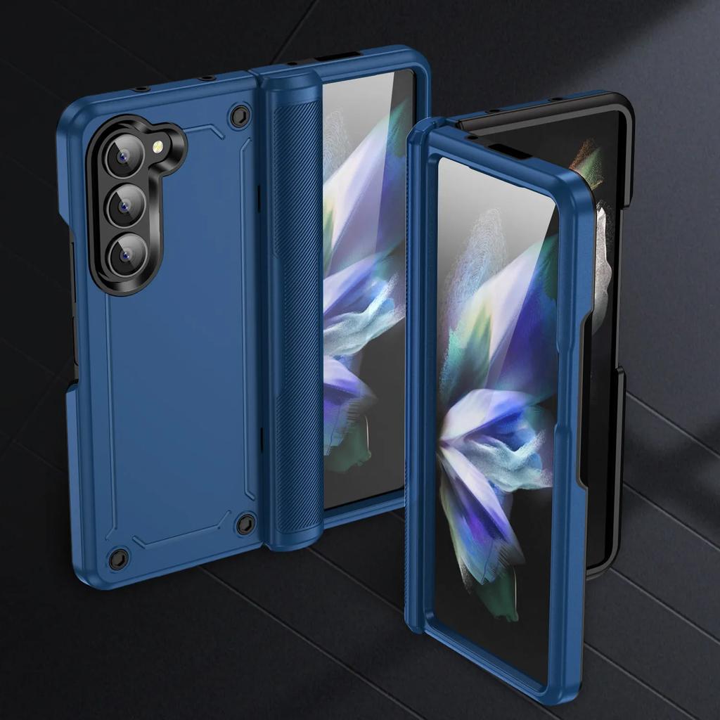 Для Samsung Galaxy Z Fold5 Fold 5 5G лучший защитный шарнирный чехол для телефона Samsung Z Fold 5 двухслойный прочный складной чехол