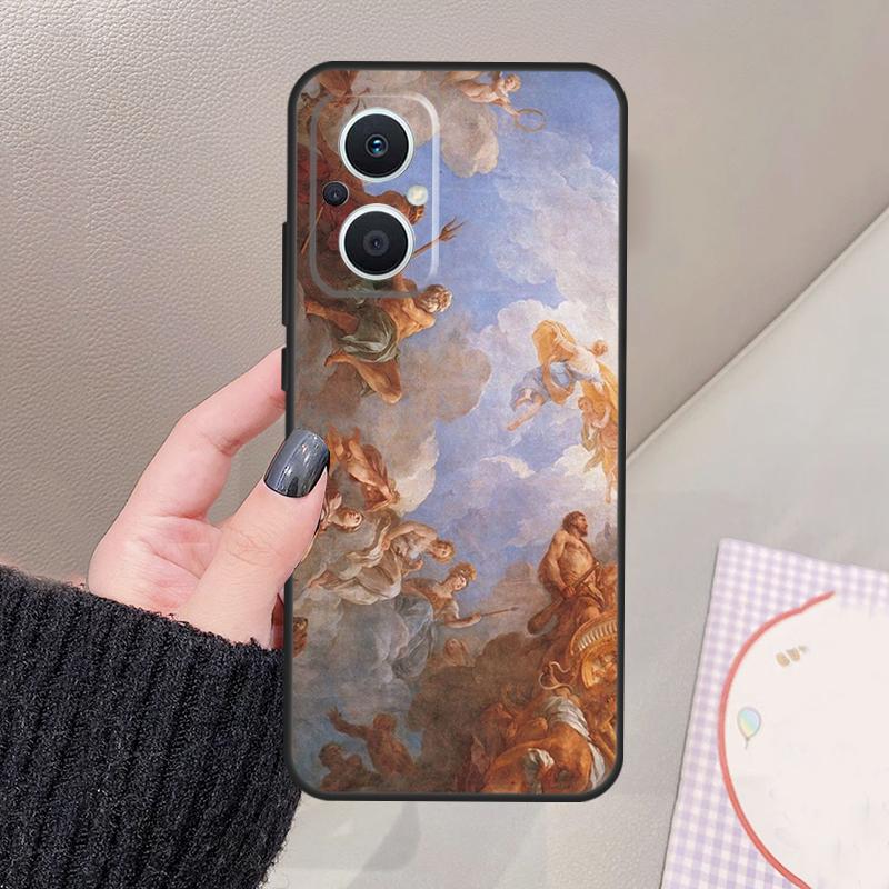Чехол с картиной эпохи Возрождения для OPPO Reno 12 14 13 11 10 Pro 11F 12F 13F 14F 7 8 Lite Чехол для OPPO Find X6 X5 X8 X9 Pro