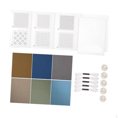 Стартовый набор для вышивки Сашико Подставки для стаканов Наборы для самостоятельной практики Трафарет для ручной работы