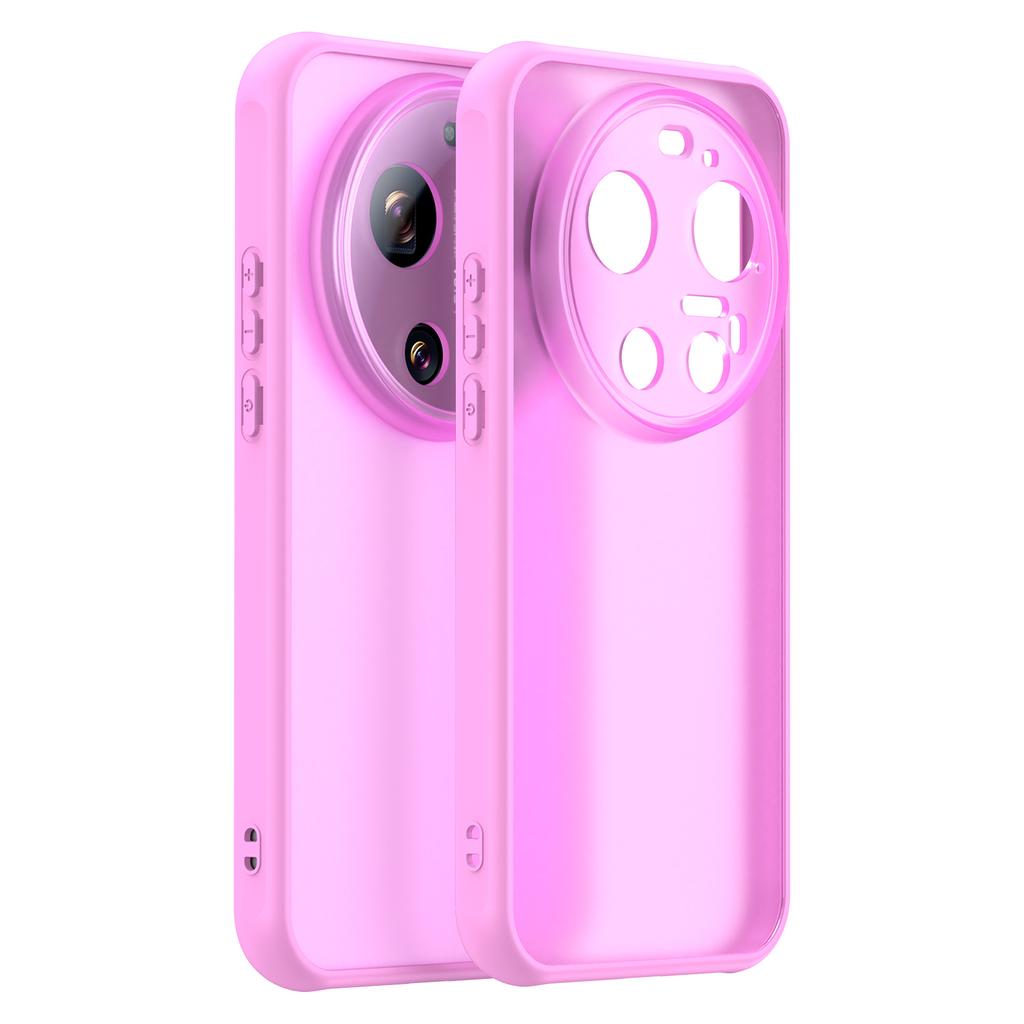 For Xiaomi 17 Ultra 5G Case Drop Proof Airbags Frosted Translucent PC + TPU Phone Back Cover