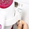 Hair Dryer Rack Comb Holder Bathroom Storage Organizer Self-adhesive Wall Mounted Stand for Shampoo