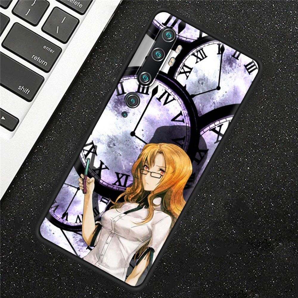 Чехол Steins Gate Okabe Anime Manga для Xiaomi Mi Poco X3 NFC M3 Pro Note 10 Lite 11 10T Pro 5G 9T, мягкий чехол для телефона, черный чехол