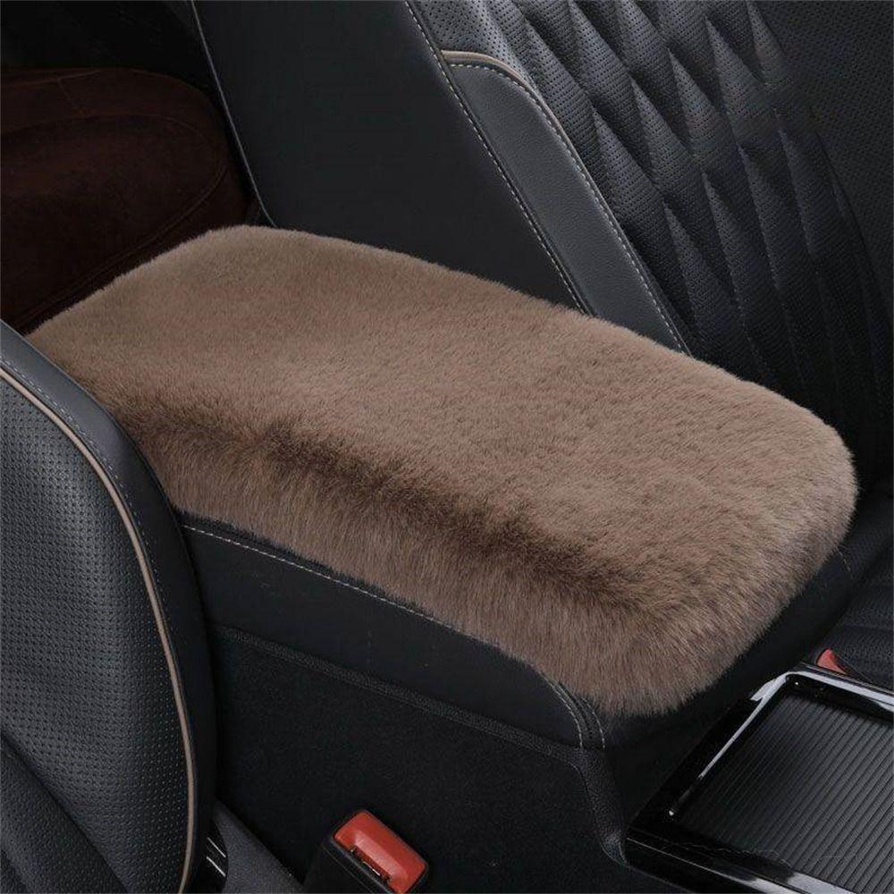 Tissue Storage Car Armrest Mat Plush Console Arm Rest Protection High Quality Car Armrest Box Pad