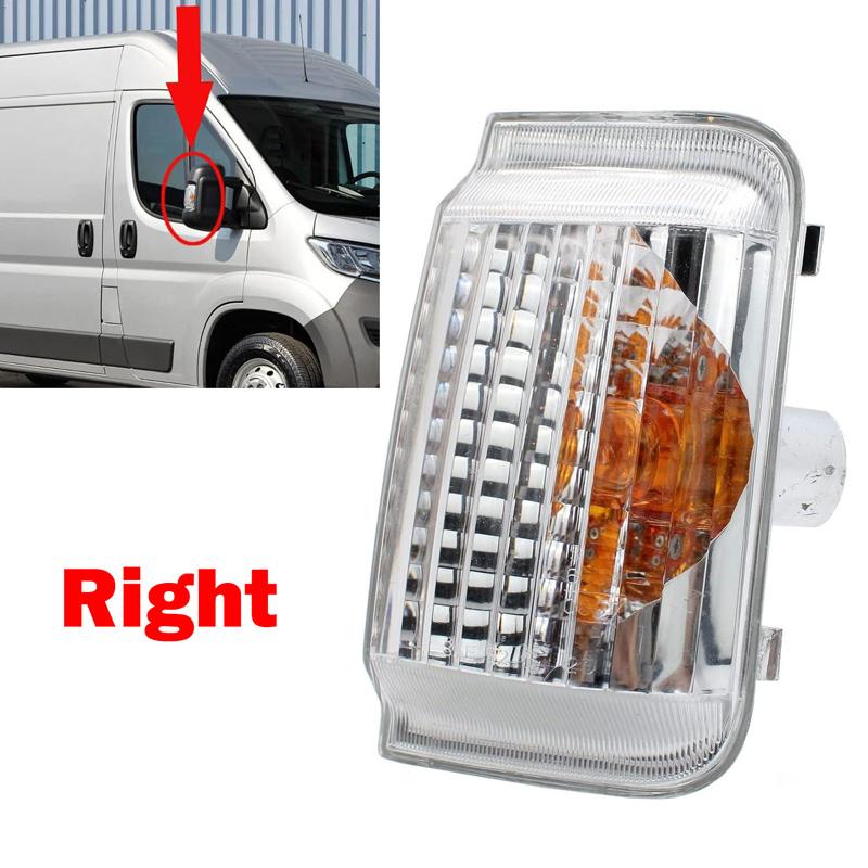 1 шт. Прозрачная линза указателя поворота на боковом зеркале 6325H0 6325H3 для Peugeot Boxer / Citroen Jumper / Fiat Ducato 2006-202