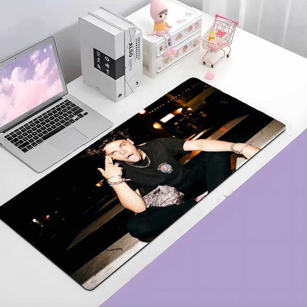 Cool Unique Singer YYungblud Mouse Pad Large Gaming Mousepad With Thick Stitched Edge NonSlip Desk Mat