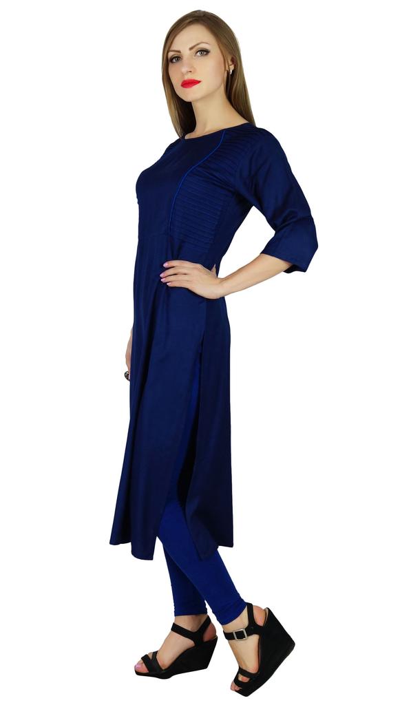 Bimba Women Casual Tunic Formal Kurta Kurti Every-Day Wear Blouse