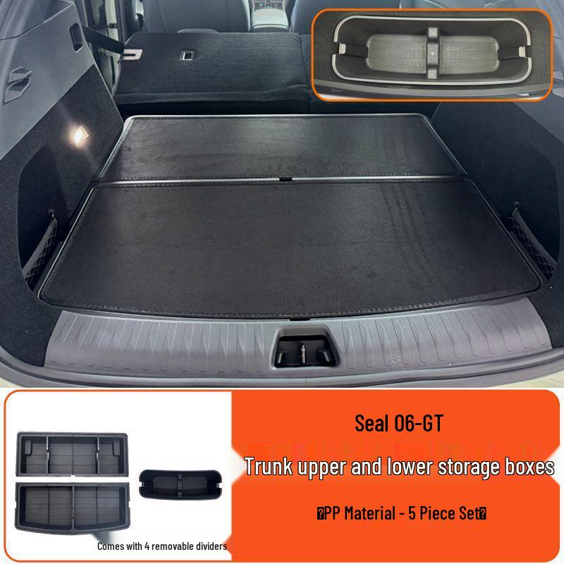 Ящик для хранения в багажнике BYD Seal 06-GT: Раскладная кровать, Большая вместимость, Повышенная конструкция