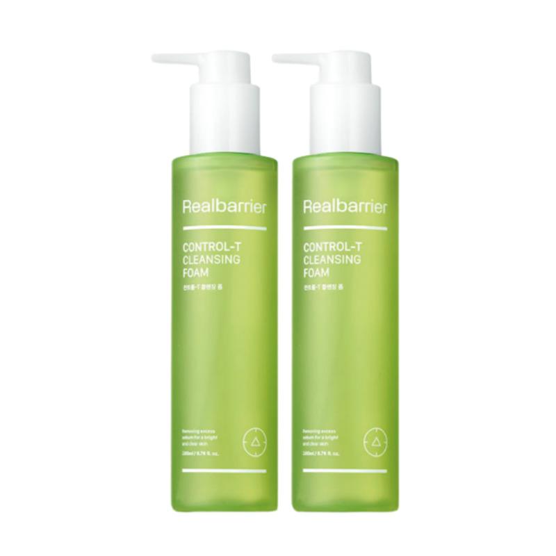 Real Barrier Control-T Cleansing Foam 200ml × 2