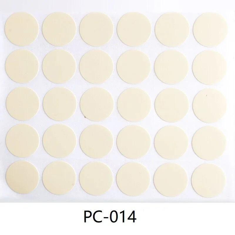 54pcs/Sheet Self Adhesive Furniture Screw Cap Cover Stickers PVC Round Stickers For Wood Craft Desk Cabinet Decorative Decals