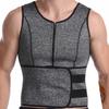 Большой размер мужской корсет для живота с застежкой-липучкой, корректирующий фигуру, спортивный жилет