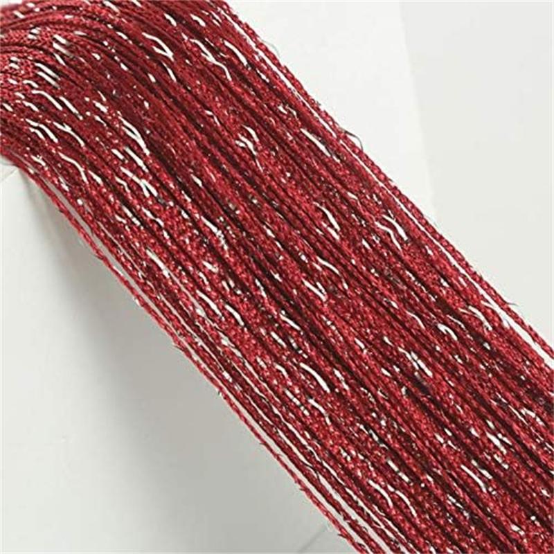 Нитяная штора для двери, штора из бусин для дверного проема, подвесная перегородка для комнаты, бисерный декор, бахрома, панель, шкаф, окна, двери, пайетки, прозрачная, кисточки