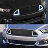 Светодиодная решетка переднего бампера, двухцветная, для Ford Mustang 2015 2016 2017