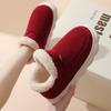 Women Winter Boots Slippers Thickening Plush Warm Snow Boot Couple Thick Heels Cotton Shoes Plus Size Platform Slides Botas