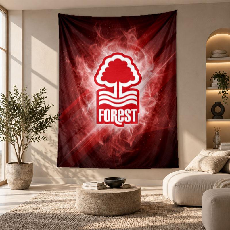 Decorative Tapestry,Nottingham Forest Printed Wall Art, Lightweight Wall Hanging For Bedroom Background