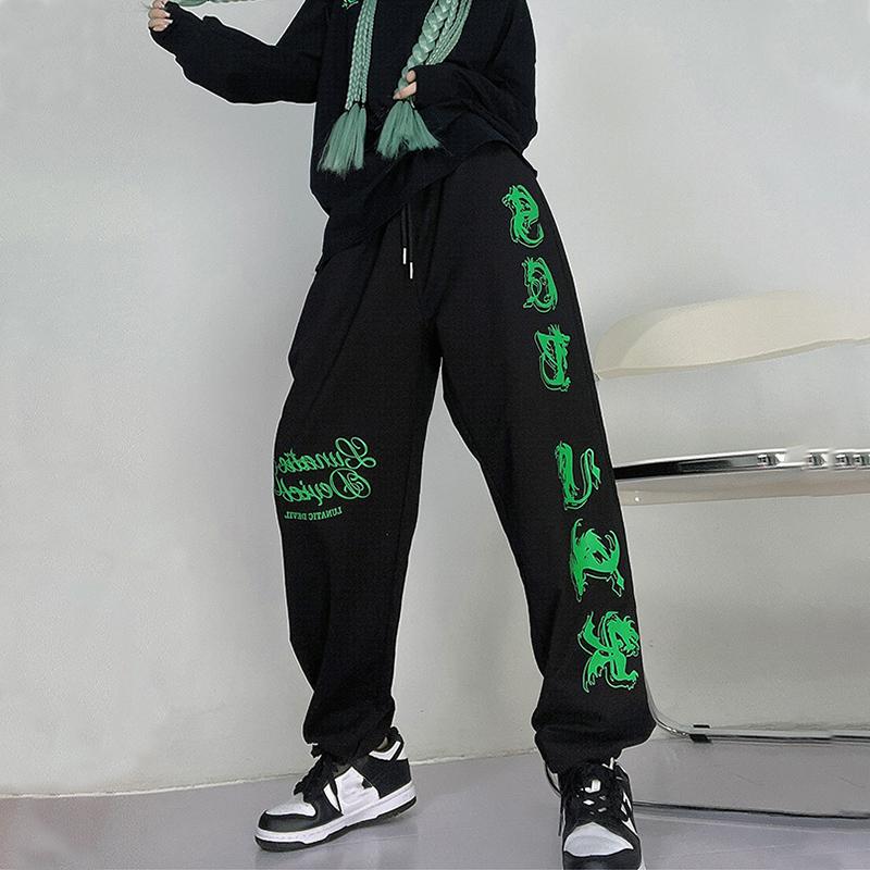 Hippie Gothic Baggy Sweatpants Women Harajuku Streetwear Oversize Jogging Sports Pants Kpop Y2K Trousers Female Korean Style
