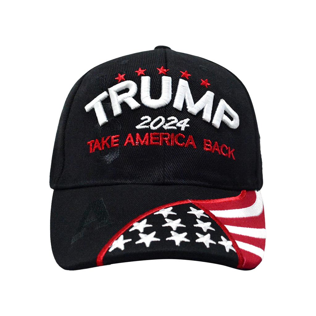 Шляпа 2024 Дональд Шляпа 2024 MAGA Keep America Great Hat Регулируемая бейсболка с вышивкой США