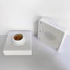 1Pcs Square Fitting Socket Plug Lamp Holder E27 LED Light Bulb Holder Switch Hanging Lamp