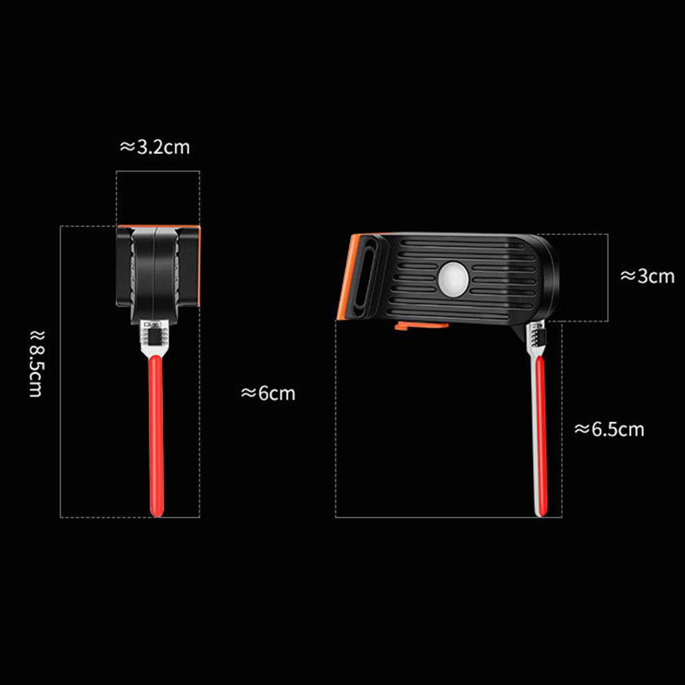 Bicycle Tail Light Type C Rechargeable Bicycle Rear Light Multi Light Modes Flash Indicator Lamp Creative for All Bicycles