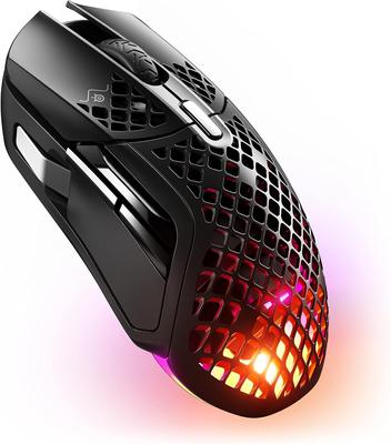 Беспроводная игровая мышь SteelSeries Aerox 5 Wireless Ультралегкая 9 кнопок Быстрое реагирование Защита от брызг и пыли Стандарт IP54 Быстрая зарядка