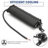 Пара 8''120W 12000LM Алюминиевая 6D Заливающий луч Тонкая светодиодная рабочая фара Однорядная Автомобильные Внедорожные фары Новые