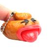 Anti-stress Tongue Out Poop Toy Universal Finger High Elasticity Tricky Squeeze  Prank