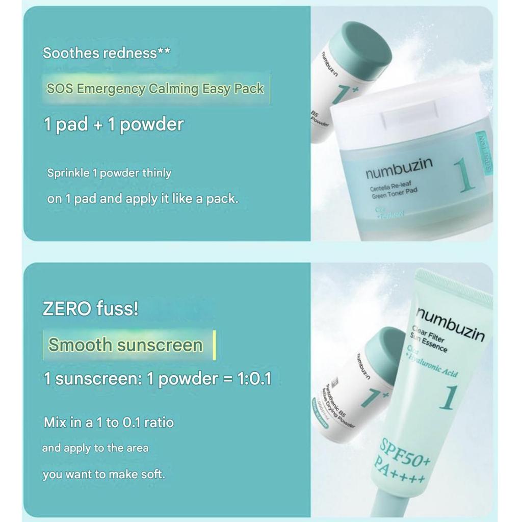 NUMBUZIN No1. Pantothenic B5 Active Drying Powder 7g