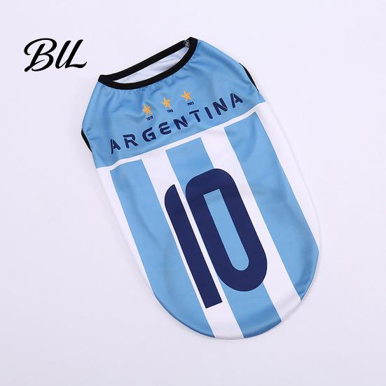 Mesh Dog Tank Top Soccer Jersey T-Shirt Breathable Sleeveless Summer Football Style Pet Shirt Apparel Game Day Outfit for Small Medium Large Dogs