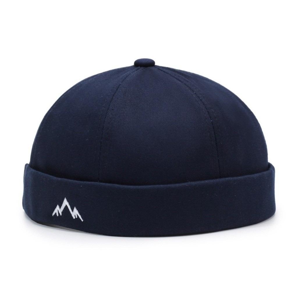 Solid Color Brimless Hat Breathable Hip Hop Hats Fashion Landlord Hat  Unisex