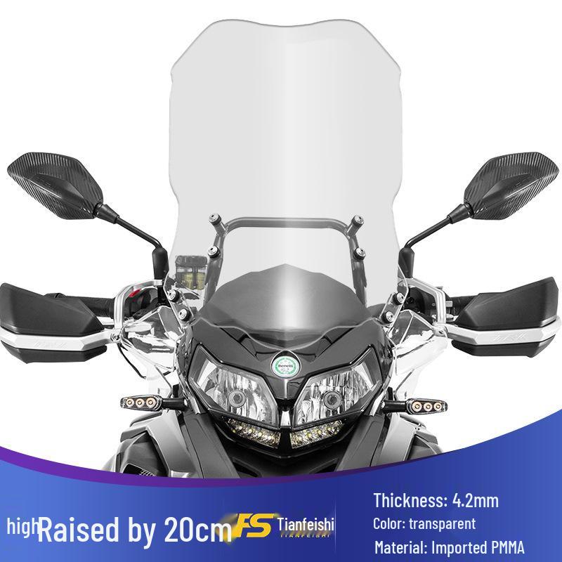 Аксессуар: Повышенное ветровое стекло для Benelli Jinpeng TRK502/502X