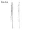 Lindon Copper Alloy Zircon Earrings Drop Earrings For Women Wedding Party Gifts