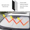 For Tes-la Model Y Model 3 Windshield Sunshade, Folding Front Window Sun Shade Full Cover, Heat UV Protection25 Accessories