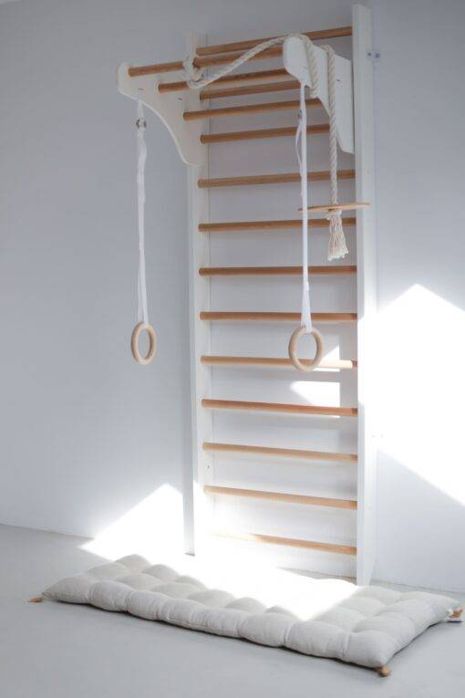 Лестница гимнастическая Kinder Wood белая EU