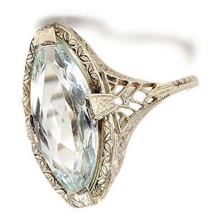 Обручальное кольцо с аквамарином, обручальное кольцо, очаровательные ювелирные изделия с бриллиантами, подарок на рождественскую годовщину, женское обручальное кольцо, размер 6-10