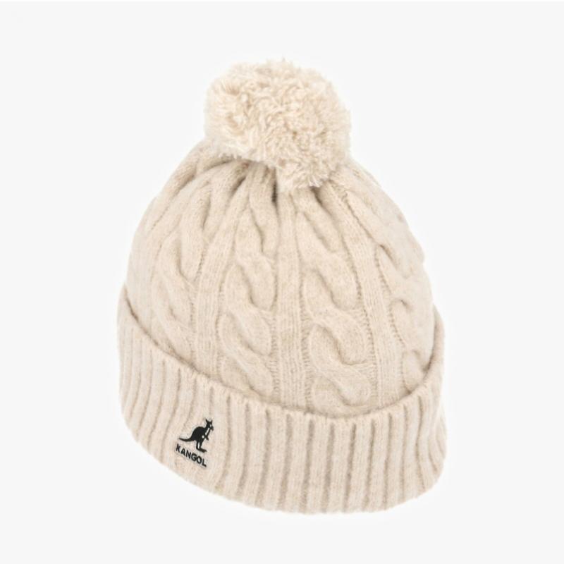Kangol Вязаная шапка с помпоном K4460sm Бежевый