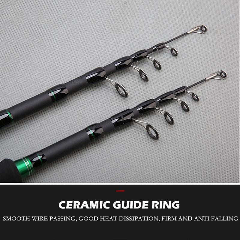 Новая вращающаяся удочка, сверхлегкая портативная телескопическая удочка из углеродного волокна, форель, карп, 1,8 м, 2,1 м, 2,4 м, 2,7 м, подходит для лета
