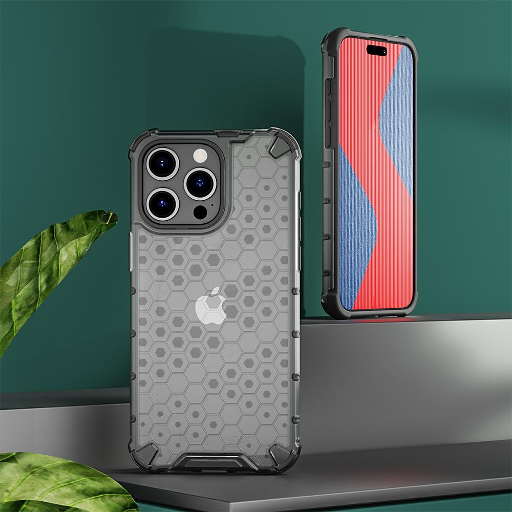 KEYSION Противоударный защитный чехол для iPhone 15 Pro 15 Ultra Силикон + сотовая задняя крышка из поликарбоната для iPhone 15 Plus