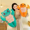 New Fitness Muscle Frog Doll Sofa Cushion Abs Charmander Plush Toy Funny Rag Doll