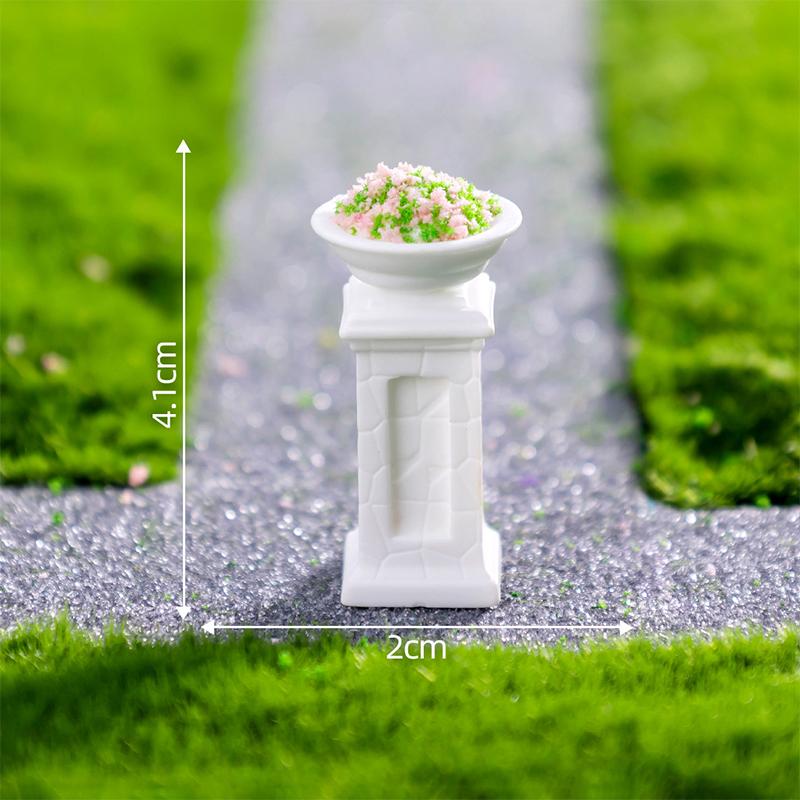 Моделирование Цветочные горшки Растения Микро Ландшафт Фигурка Миниатюрные Мини Украшения DIY Украшения для домашнего стола Изделия из смолы Подарки