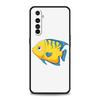 Мультяшный милый чехол для телефона с рыбками Для Realme 12 11 10 9 8 5G 7 6 GT5 GT3 GT2 Pro Plus C21 C11 C25 C35 Для GT Neo 2 3 3T 5 Чехол