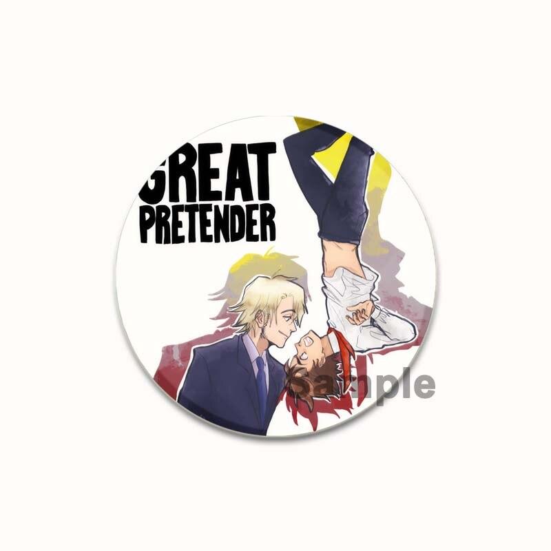 Броши-монеты японского аниме для женщин, милый значок манги, рюкзак, бижутерия, аксессуары, памятные подарки для фанатов