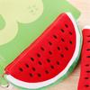 School Pencil Cases Stationery Cartoon Watermelon Plush Pencil Bags