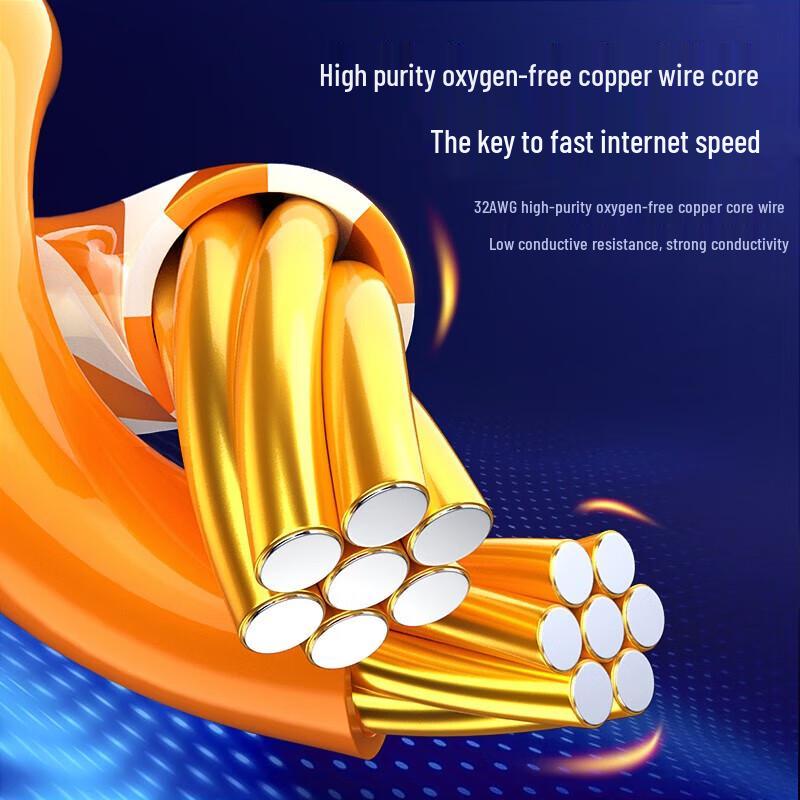 BIJIAZ CAT6 Flat Ethernet Cable